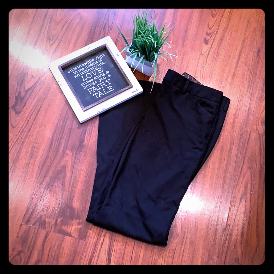Express Pinstriped Editor Pants